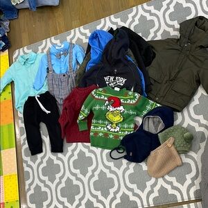17 pc mixed lot - 18-24/2T fall/winter- excellent used condition